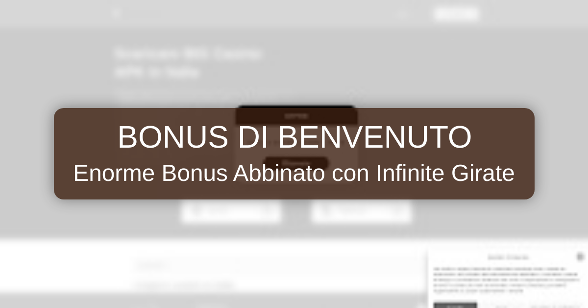 Big Casino welcome bonus